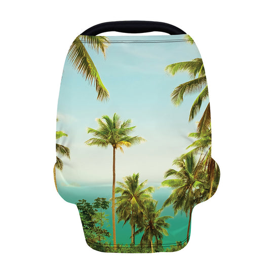 Coconut Tree Print Baby Seat Cover