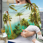 Coconut Tree Print Baby Seat Cover