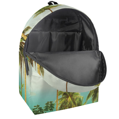 Coconut Tree Print Backpack