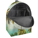 Coconut Tree Print Backpack