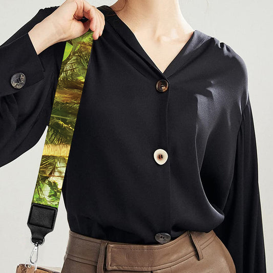 Coconut Tree Print Bag Strap