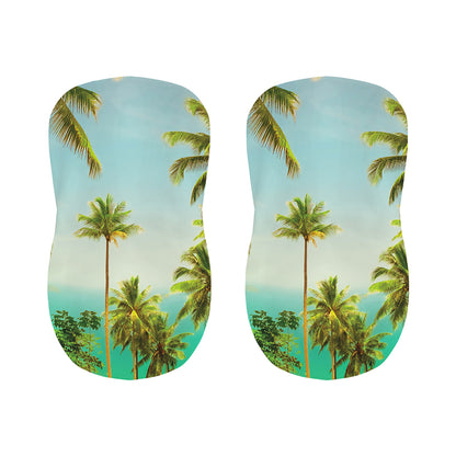 Coconut Tree Print Bar Stool Covers