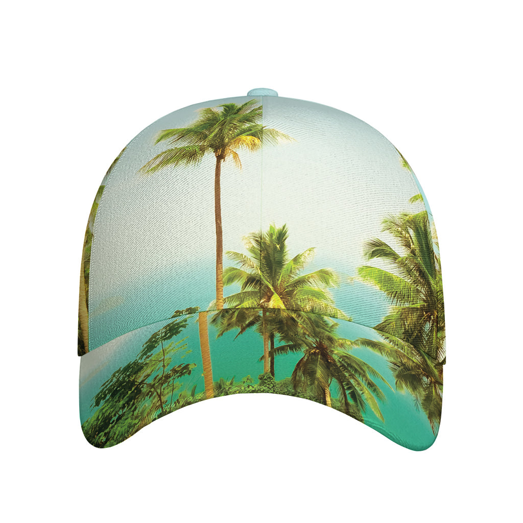 Coconut Tree Print Baseball Cap