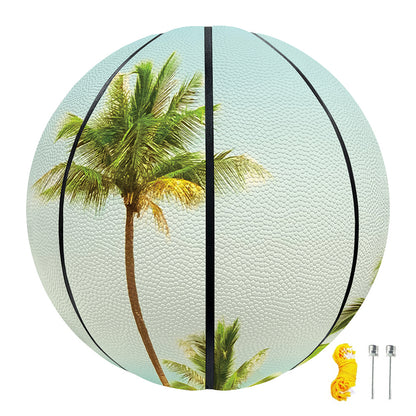 Coconut Tree Print Basketball