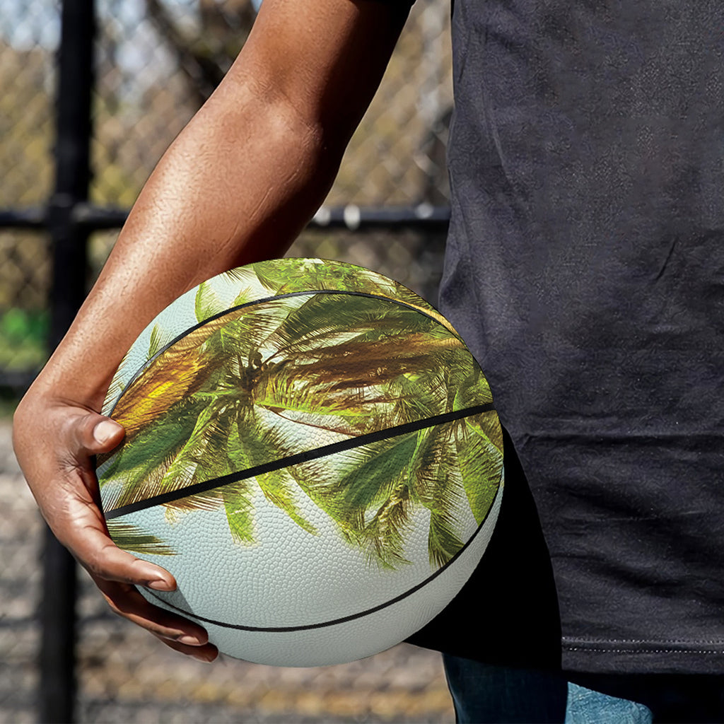 Coconut Tree Print Basketball