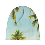 Coconut Tree Print Beanie