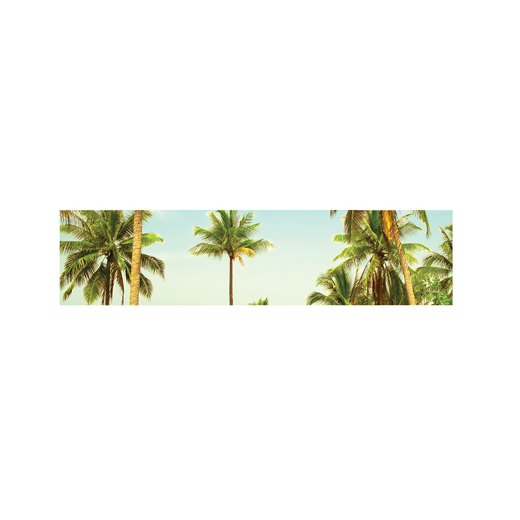 Coconut Tree Print Bed Runner