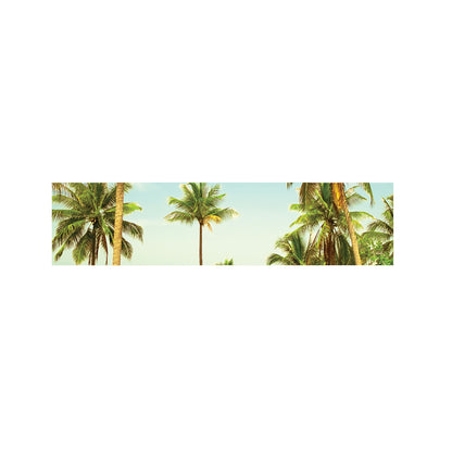 Coconut Tree Print Bed Runner