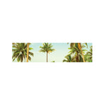 Coconut Tree Print Bed Runner