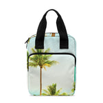 Coconut Tree Print Bible Tote Bag