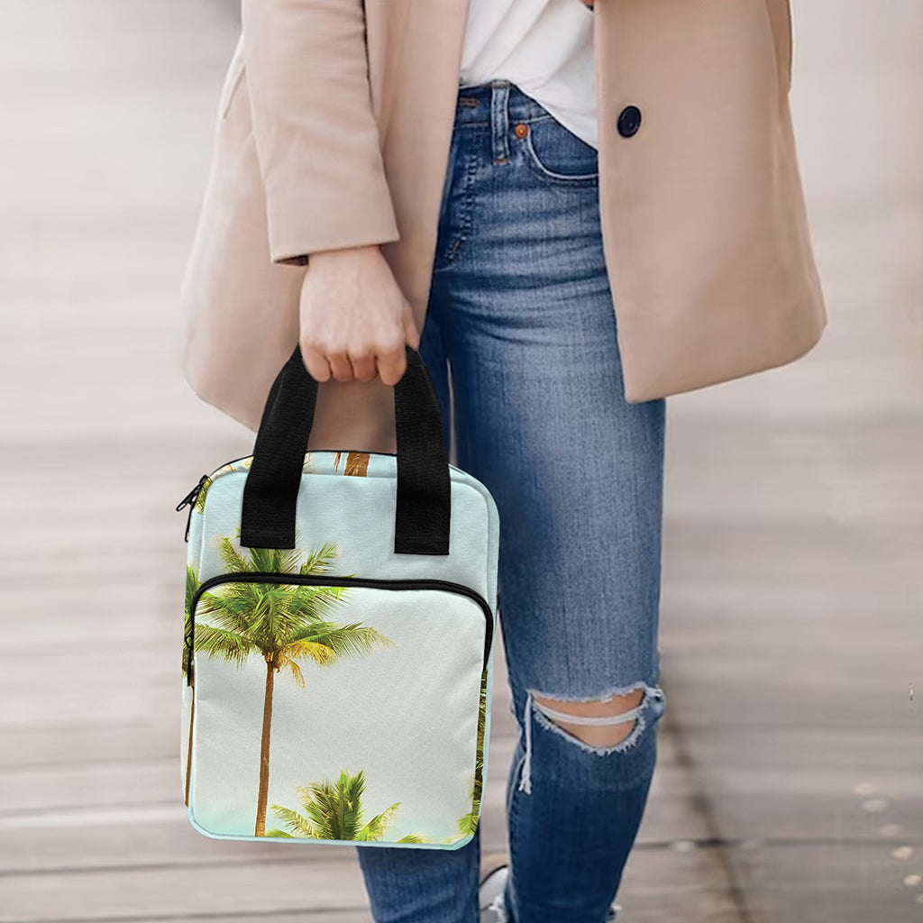 Coconut Tree Print Bible Tote Bag