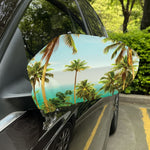 Coconut Tree Print Car Side Mirror Covers