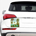 Coconut Tree Print Car Sticker
