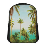 Coconut Tree Print Casual Backpack