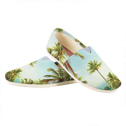 Coconut Tree Print Casual Shoes