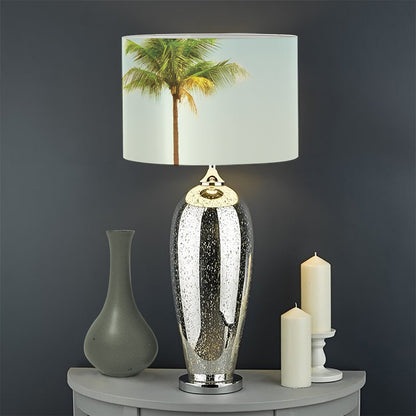 Coconut Tree Print Drum Lamp Shade