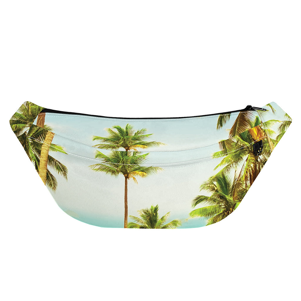 Coconut Tree Print Fanny Pack