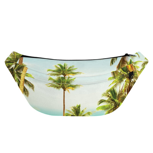 Coconut Tree Print Fanny Pack