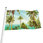 Coconut Tree Print Flag