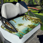 Coconut Tree Print Golf Cart Seat Cover