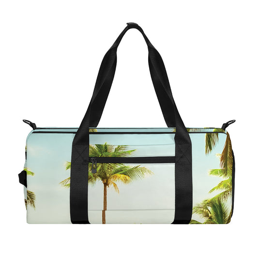 Coconut Tree Print Gym Bag