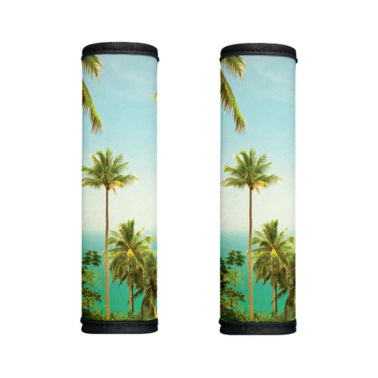 Coconut Tree Print Handle Covers