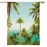 Coconut Tree Print House Flag