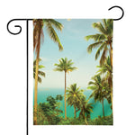 Coconut Tree Print House Flag