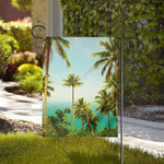 Coconut Tree Print House Flag