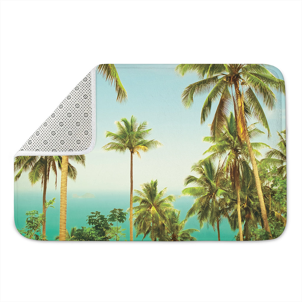 Coconut Tree Print Indoor Door Mat
