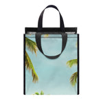 Coconut Tree Print Insulated Lunch Tote