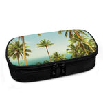 Coconut Tree Print Insulin Cooler Travel Case