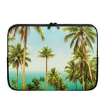 Coconut Tree Print Laptop Sleeve