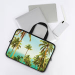 Coconut Tree Print Laptop Sleeve With Handle