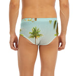 Coconut Tree Print Men's Briefs