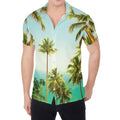 Coconut Tree Print Men's Shirt