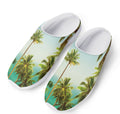 Coconut Tree Print Mesh Casual Shoes
