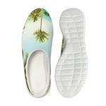 Coconut Tree Print Mesh Casual Shoes