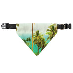 Coconut Tree Print Over The Collar Dog Bandana