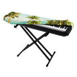 Coconut Tree Print Piano Keyboard Cover