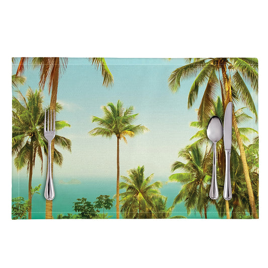 Coconut Tree Print Placemat