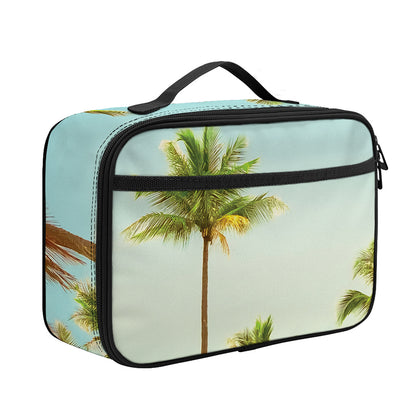 Coconut Tree Print Portable Lunch Bag