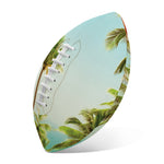 Coconut Tree Print Rugby Ball