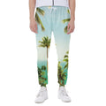 Coconut Tree Print Joggers