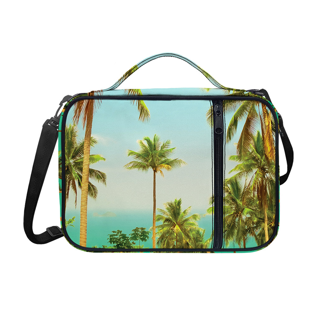 Coconut Tree Print Shoulder Strap Bible Bag