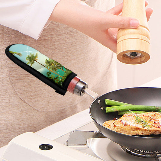 Coconut Tree Print Skillet Handle Cover