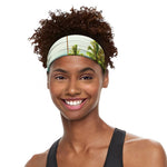 Coconut Tree Print Sports Headband