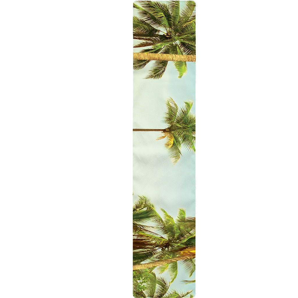 Coconut Tree Print Table Runner