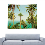 Coconut Tree Print Tapestry