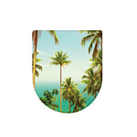 Coconut Tree Print Toilet Lid Cover